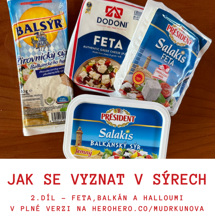 Sýry a hubnutí - Feta, Balkán